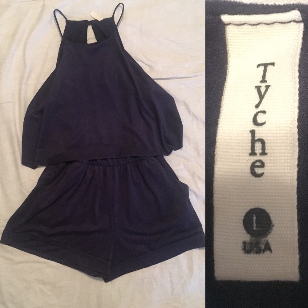 Suede romper. SOLD